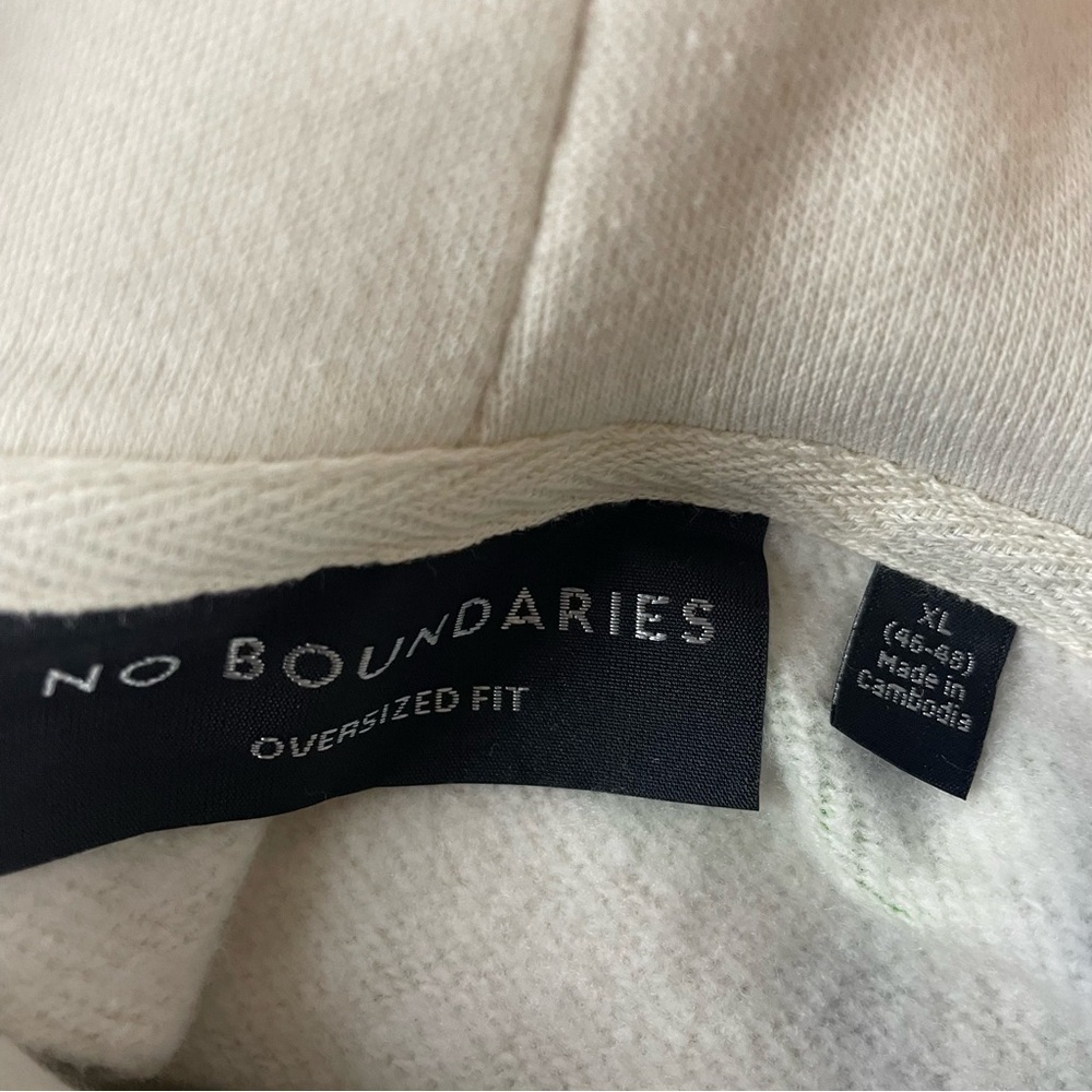 No Boundaries Hoodie Mens XL Streetwear Hip Hop Trippy Mushroom Skater R1 - Picture 8 of 10
